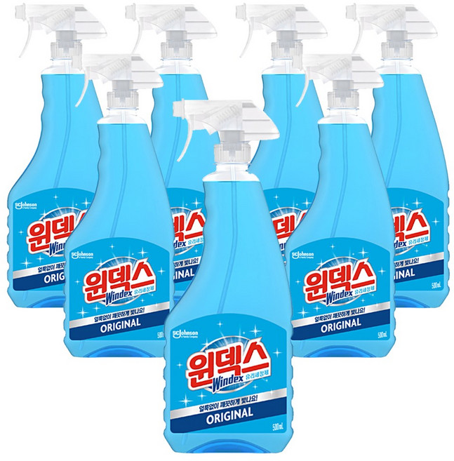 윈덱스 유리세정제, 500ml, 7개