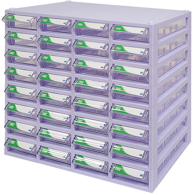 모아이샵 다용도 투명 수납함(소형) 수납함, 03_수납함 32칸