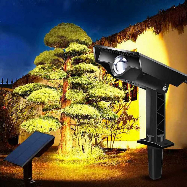 태양광수목등 하이라이트 조명 아파트 나무 조경 빛, 1개, 2. 일반형 LED 46구 따뜻한색 3단계