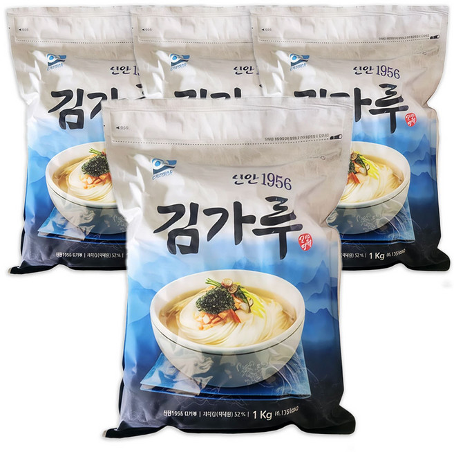 신안1956 조미 김가루 국산 재래김 대용량 업소용 고명용 식당 급식 식자재, 1kg, 4개