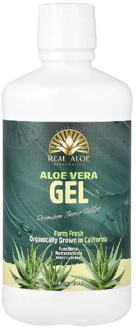 리얼알로에 알로에 베라 젤 Aloe Vera Gel 946ml, 1 - 쿠팡