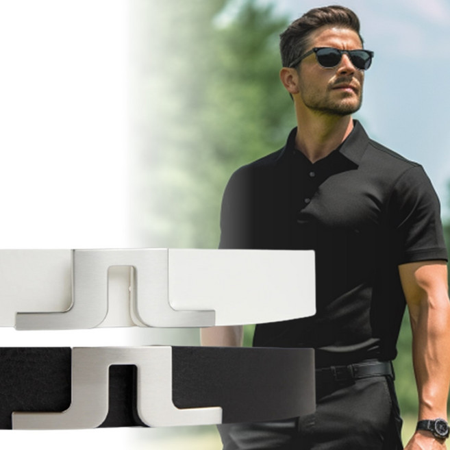 남성 골프벨트 제이린드버그 골프웨어 혁띠 허리띠 CPT0937240130, 제이린드버그 남성 골프 가죽벨트