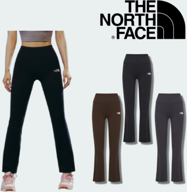 매장정품 노스페이스 레깅스 여성 부츠컷 플레어 헬스 요가 필라테스 여자 운동복 타이즈