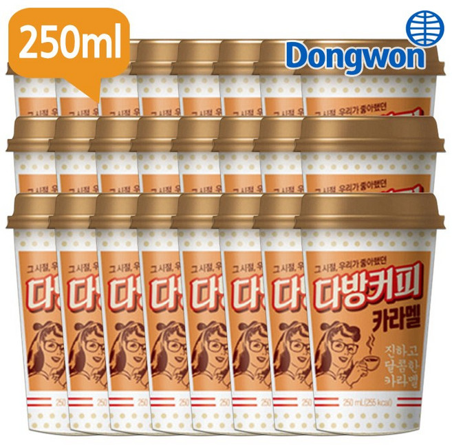 소와나무 다방커피 카라멜, 250ml, 24개