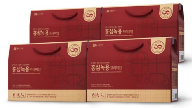 홍삼녹용 프리미엄 50ml X 30포 4박스, 30회분, 120개