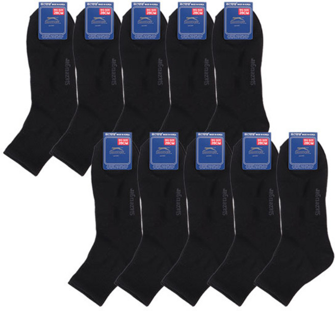 [슬레진저]남성 국내산 캐주얼 28cm큰발양말 미니10족 단목양말 국내산