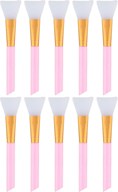 5개입 얼굴 실리콘 페이스 브러쉬, 1개, 01.핑크 10개