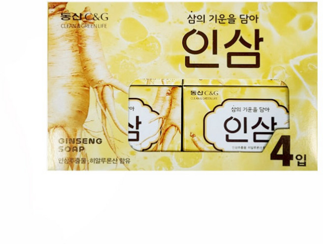 동산 인삼비누 90g 4개입x3개, 12개입