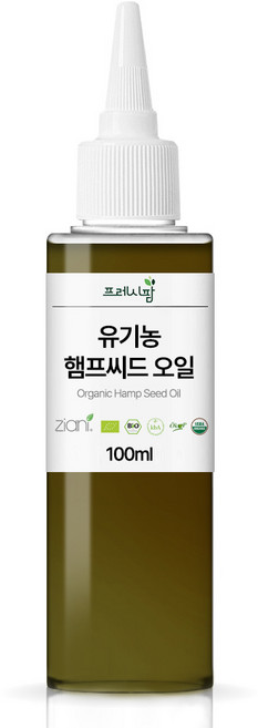 유기농 햄프씨드 오일 비정제 대마씨오일, 100ml, 1개