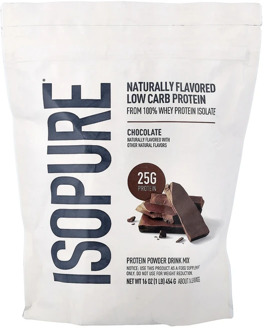 몸관리하세요 겨울입니다 Isopure 저탄수화물 단백질 초콜릿 454g(1lb) 특별관리진행, Isopure 저탄수화물 단백질 초콜릿 454g1lb, 454g, 1개 - 쿠팡