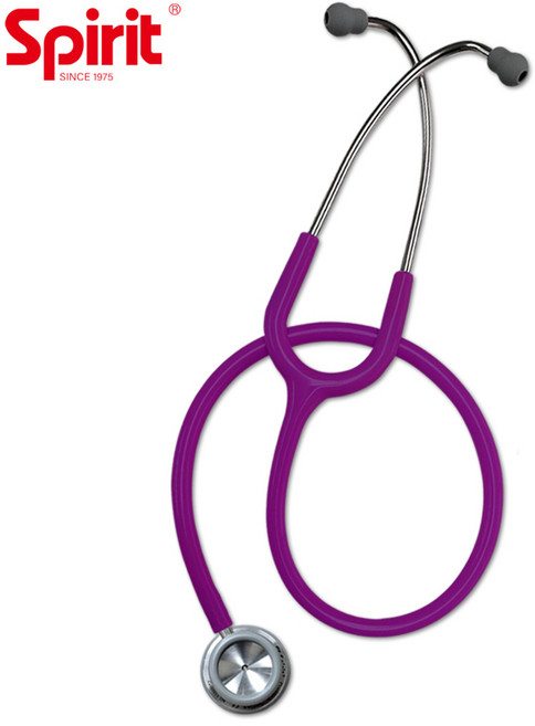 스피릿 의사용 청진기 CK-S601PF 양면형 의료기기, 퍼플, 1개