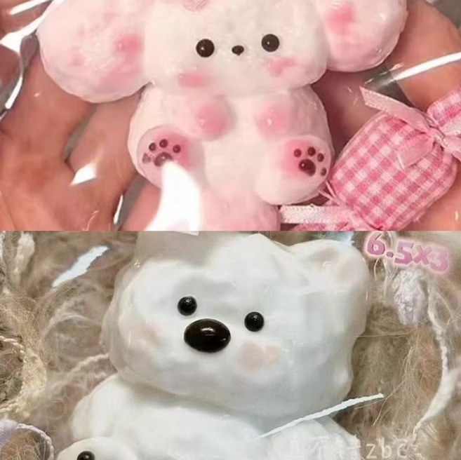 ASMR 말랑 강아지 스퀴즈 촉감 장난감 스트레스 해소 말랑이