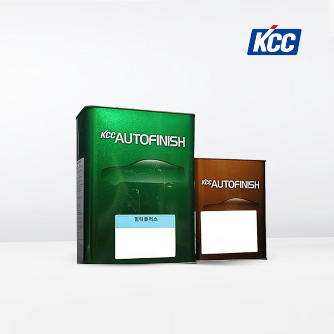 KCC 2:1 멀티플러스 클리어 투명 4L SET 자동차용 도료상도 TOPCOAT, 1개, 마스타프로 플러스+속건경화제