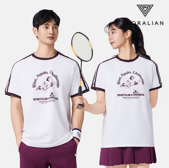 [코랄리안] CDT-X1539 CDT-X2539 남성 여성 티셔츠 반팔