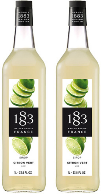 1883 라임 시럽 1L x 2개