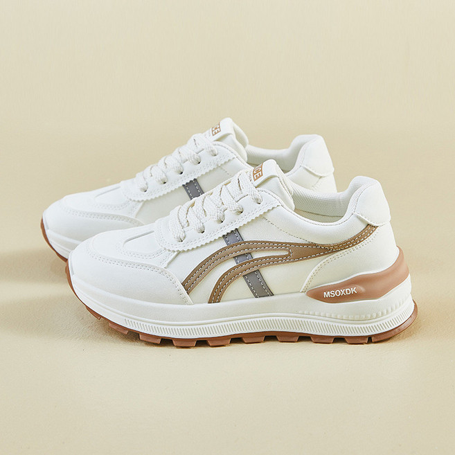 女款寬楦防水運動鞋 輕量透氣老爹鞋 健走鞋 軟底戶外登山鞋 馬拉松減震緩沖回彈跑步鞋 厚底增高小白鞋 夏