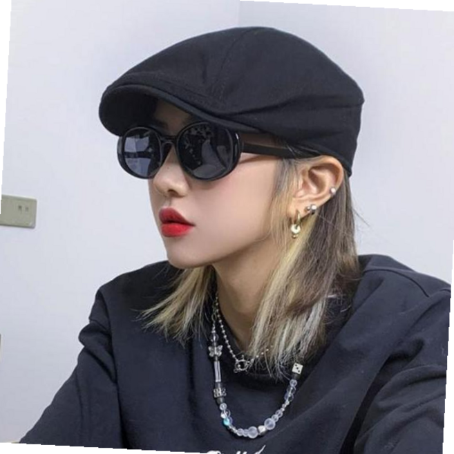 골프모자 남여공용 멋진 절개라인 깔끔 솔리드 디자인 헌팅캡