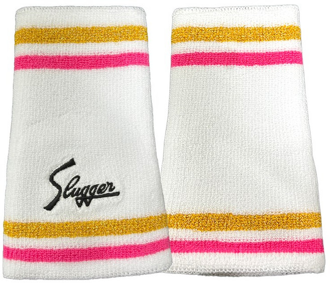 구보타슬러거 야구 손목 밴드 아대 S-21 가네모토, 1개, 화이트