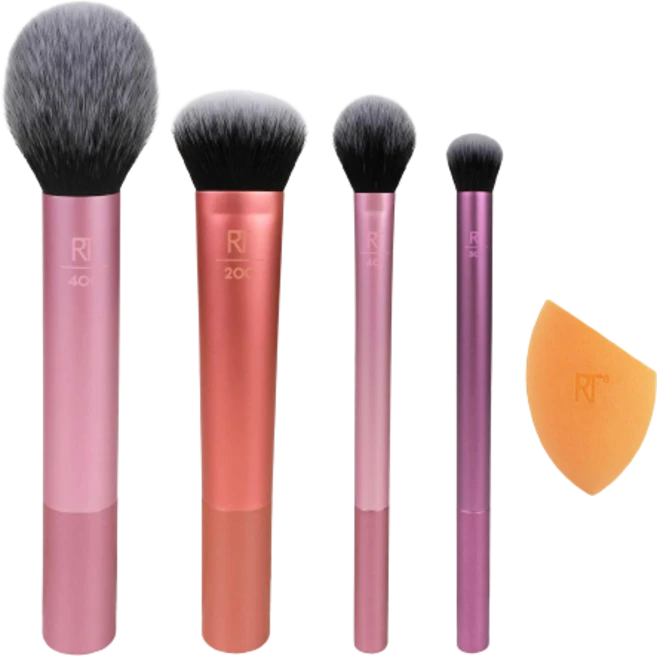 리얼테크닉 EVERYDAY ESSENTIALS 브러쉬세트+스펀지, 1개 - 쿠팡