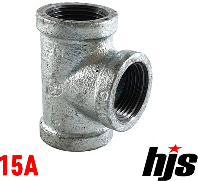 철 티 T 15A / 철티 철T 배관 자재 부속 소켓 연결 나사 보일러 수도, 1개