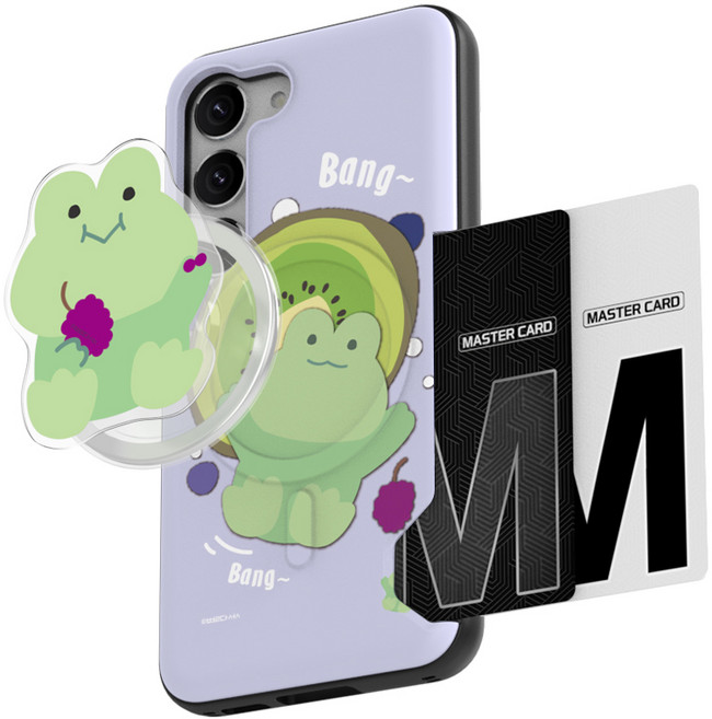 별다섯 핸드폰 맥세이프 투카드 수납 케이스 + 맥세이프 핸드 그립 스마트 톡 홀더