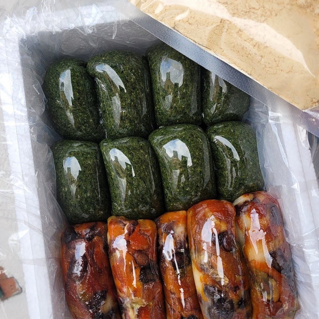 영양찰떡+현미 쑥인절미 감사 건강떡 선물세트, 1