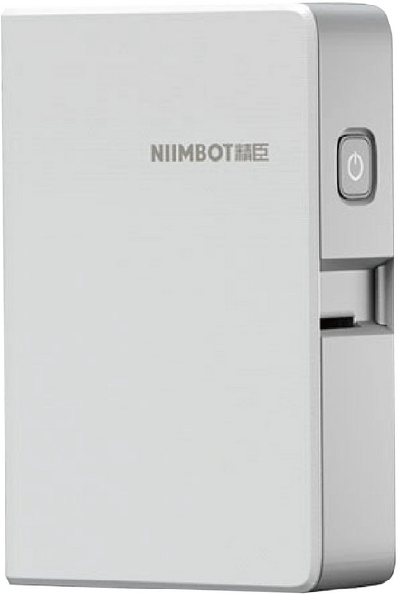 精臣NIIMBOT B18 熱轉印智慧標籤機，藍牙無線連接，APP智能編輯，防水防油耐磨損, 白色, 1個