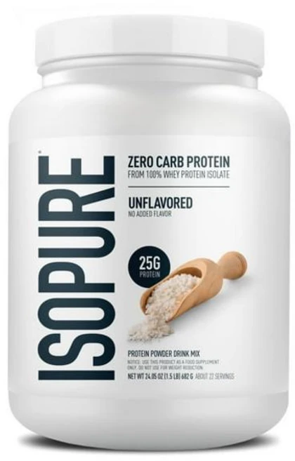 ISOPURE unflavored 제로 탄수 프로틴 드링크 믹스 아이소퓨어 703g 팬트리 탕비실, 3개 - 쿠팡
