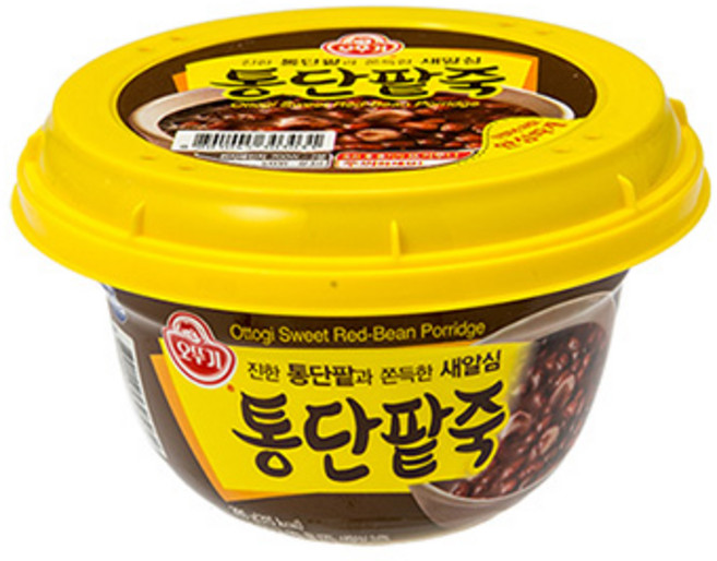 오뚜기 통단팥죽 상온, 285g, 24개
