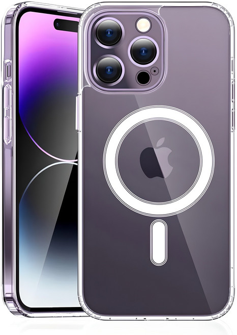 큐빅스 변색방지 맥세이프 호환 실리콘 젤리 휴대폰 케이스