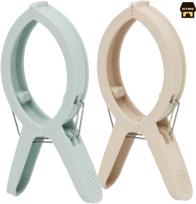 숙씨네 국산 2중스프링 이불집게 왕대, 1세트, 혼합