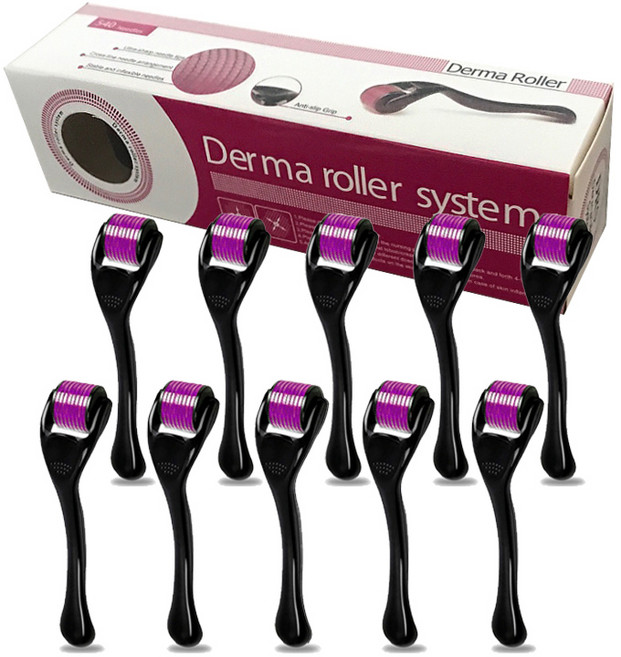 율스 mts 더마 롤러 0.25mm 일반형, 10개, 블랙