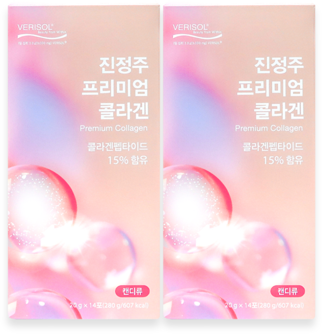진정주 프리미엄 콜라겐, 2박스, 20g