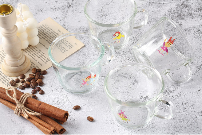 사랑뽀 다다름 유리컵 set, 유리컵 2P A set, 1개