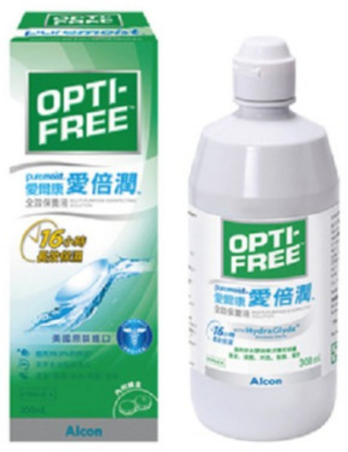 愛爾康 OPTI-FREE 愛倍潤 HydraGlyde 全效保養液 300ml, 1個