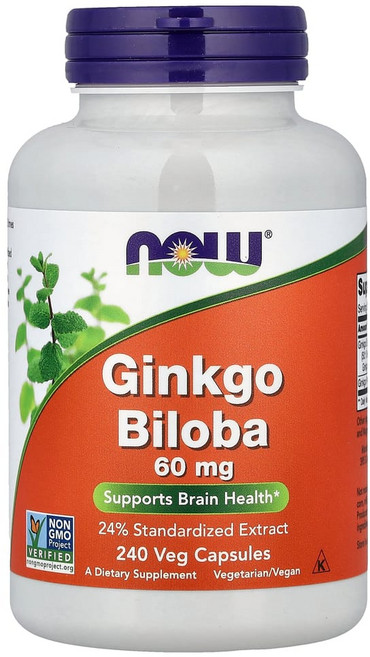 나우푸드 은행 60mg 베지 캡슐 240정, 1개