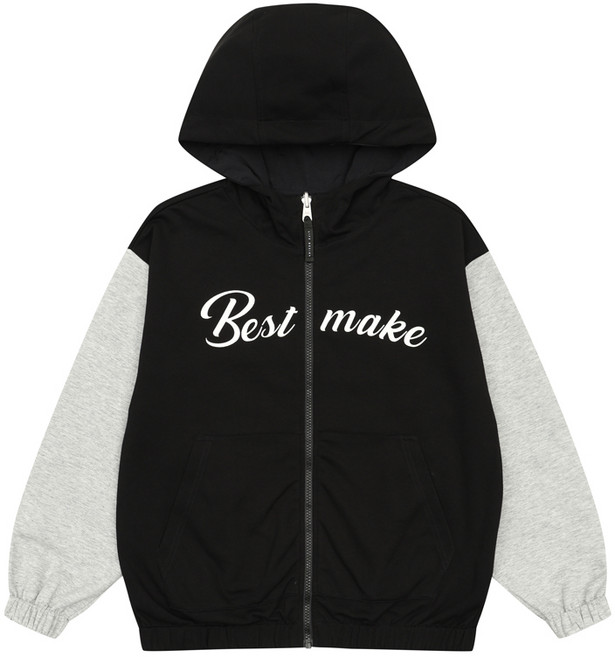 에꼴리에 남아 리버시블 후드 점퍼 23C0102_BK