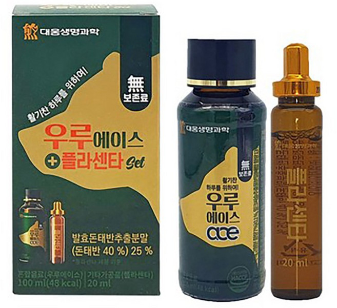 대웅생명과학 우루에이스+플라센타 100ml+20ml, 3개, 120ml