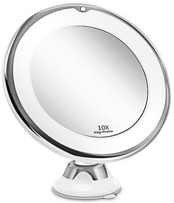 치트몰 LED 10배 확대 화장 조명 거울 (2가지 타입), S타입