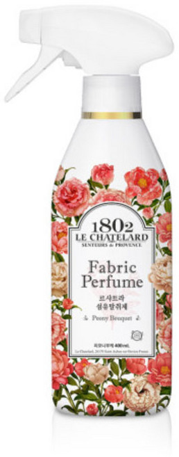 르샤트라1802 섬유탈취제 피오니부케향 본품, 400ml, 1개