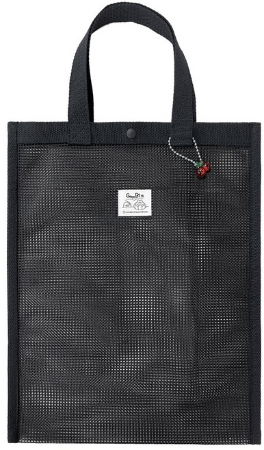 숏핀 메쉬 가방 수영 메쉬 가방 소품가방, 블랙