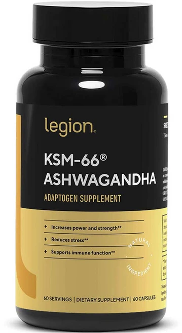 리전 KSM-66 아슈와간다 아답토젠 서플먼트 캡슐 - 쿠팡