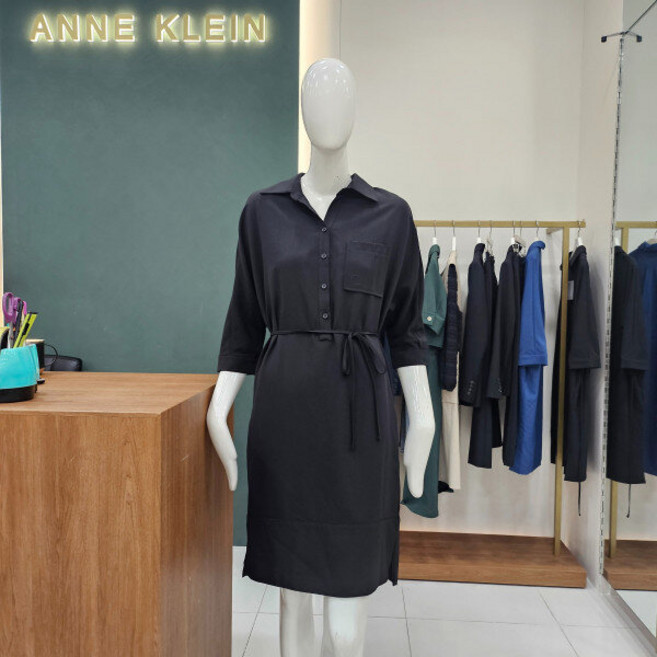 앤클라인 로고자수 심플원피스/AX6G2OP8720-99_IC