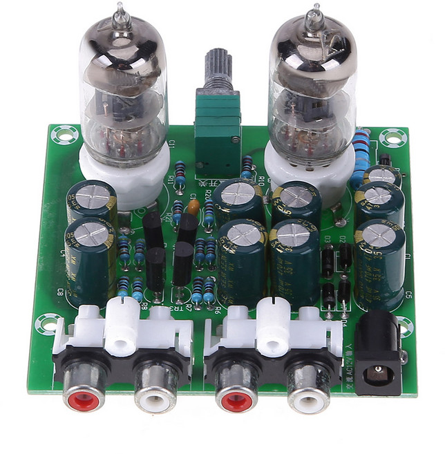 노브사운드 진공관 앰프 6J1 Hifi 스테레오 전자 튜브 프리앰프 보드 완성 모듈 DIY 키트 Bile 효과 도구 부품 액세서리, 1) green, 없음