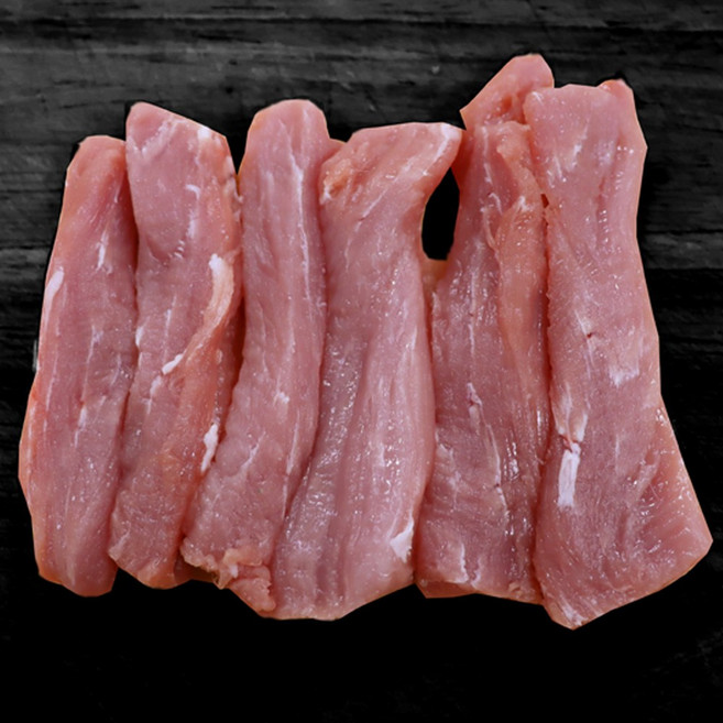 초신선 보성녹돈 돼지안심 저지방 단백질 고기 돈까스 탕수육용 세자매정육점, 1팩, 500g