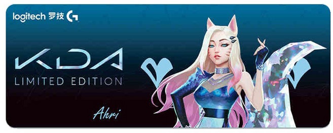 로지텍 KDA 대형 마우스 패드, 1개, 아리
