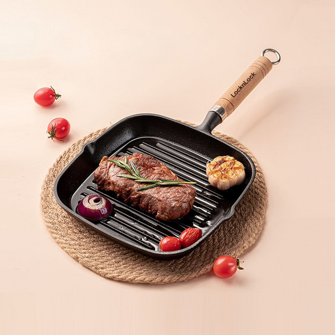 락앤락 주물 스테이크 프라이팬, 1개, 22.8cm
