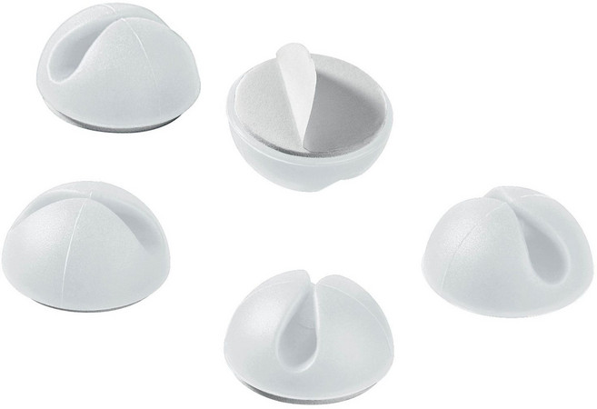 5 PC 다용도 데스크탑 케이블 깔끔한 홀더 클립 와이어 코드 라인 정착기 와이어 케이블 주최자 충전 케이블 해결사, 하나, 보여진 바와 같이, 1개