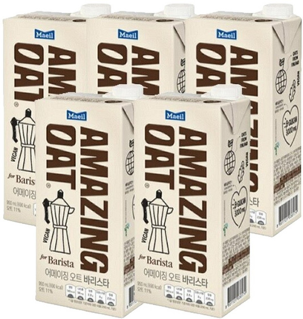 어메이징오트 바리스타 950ml X 5팩