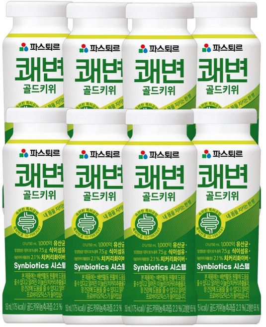 파스퇴르 쾌변 요구르트 골드키위 150ml (8입), 8개